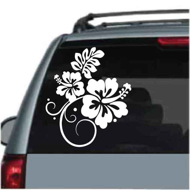 Hibiscus Flower Decals