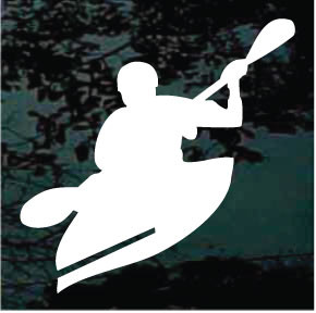 Kayaking 02 Car Decals & Window Stickers Decal Junky