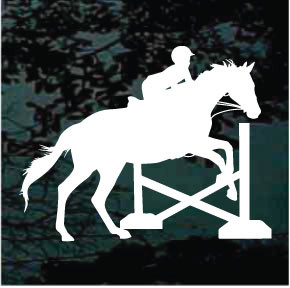 Child Horse Jumping Decals & Car Window Stickers Decal Junky