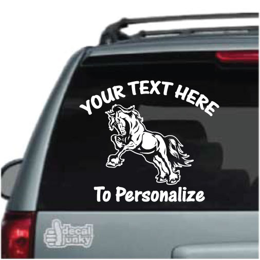 Buff Horse Decals Custom Vinyl Stickers | Decal Junky Stick Em' Up!