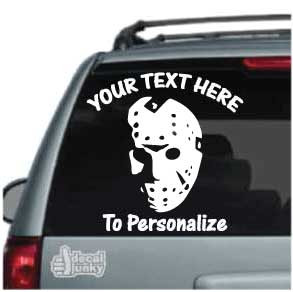 Hockey Mask Car Decals & Window Stickers Decal Junky