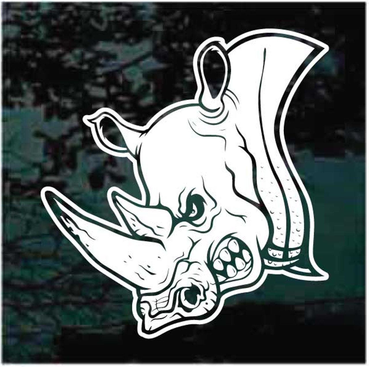 Angry Rhino Car Decals & Window Stickers Decal Junky