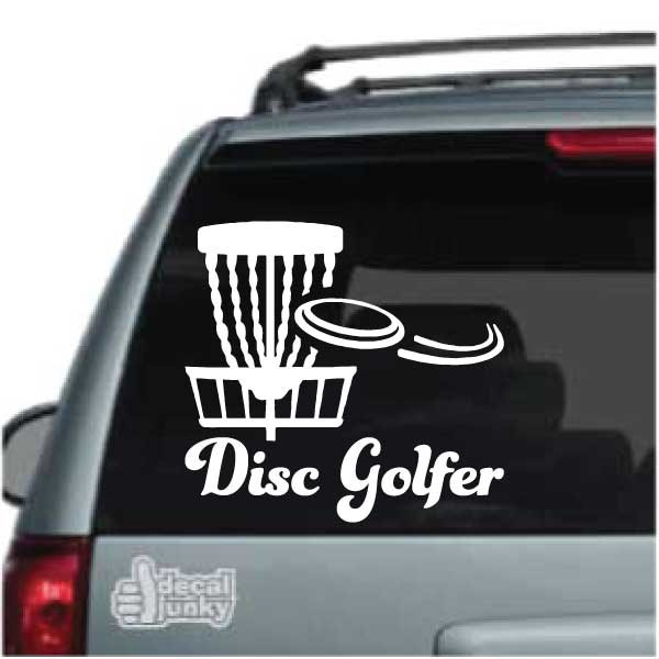 Disc Golfer Car Decals & Window Stickers | Decal Junky