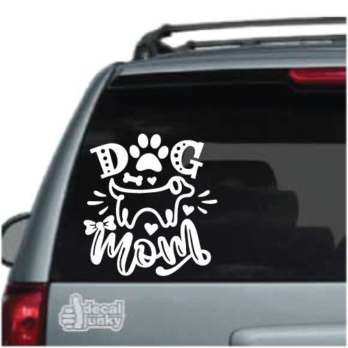 Dog Mom Car Decals & Window Stickers Decal Junky