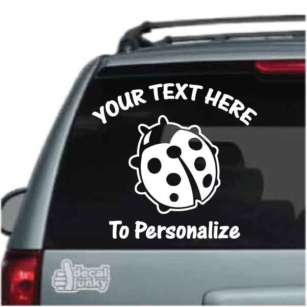 Cartoon Ladybug Car Decals & Window Stickers Decal Junky