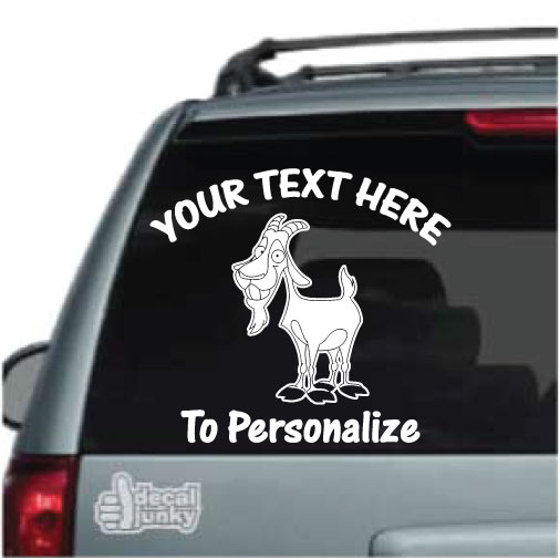 Billy Goat Sticker Funny Billy Goat Car Decals & Window Stickers | Decal Junky