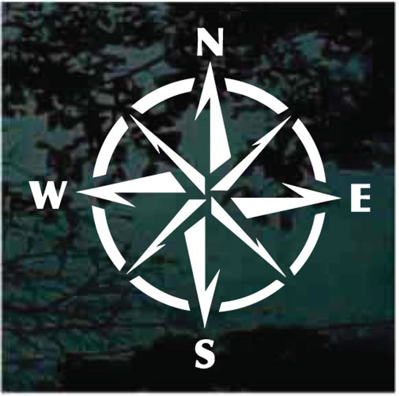 Compass Graphic Car Decals & Stickers Decal Junky