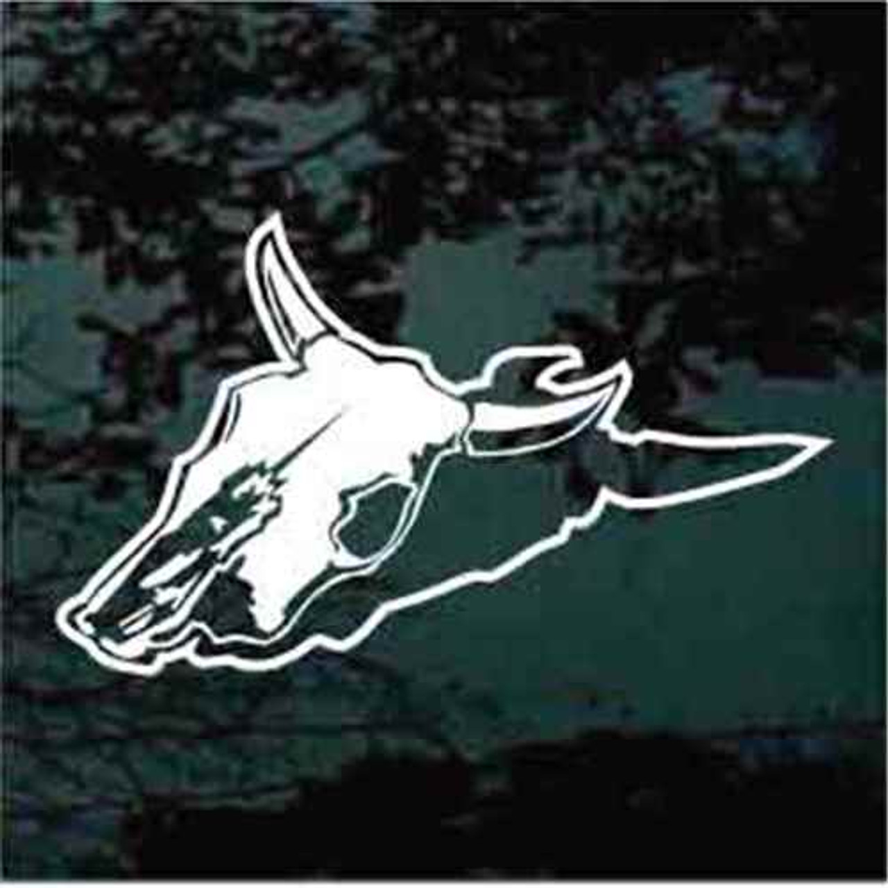 Cow Skull Decals And Car Window Stickers Decal Junky 3026