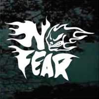 No Fear Decal Sticker | Custom Made In the USA | Fast Shipping