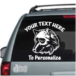 Stylish Wolf Head Car Decals & Window Stickers Decal Junky