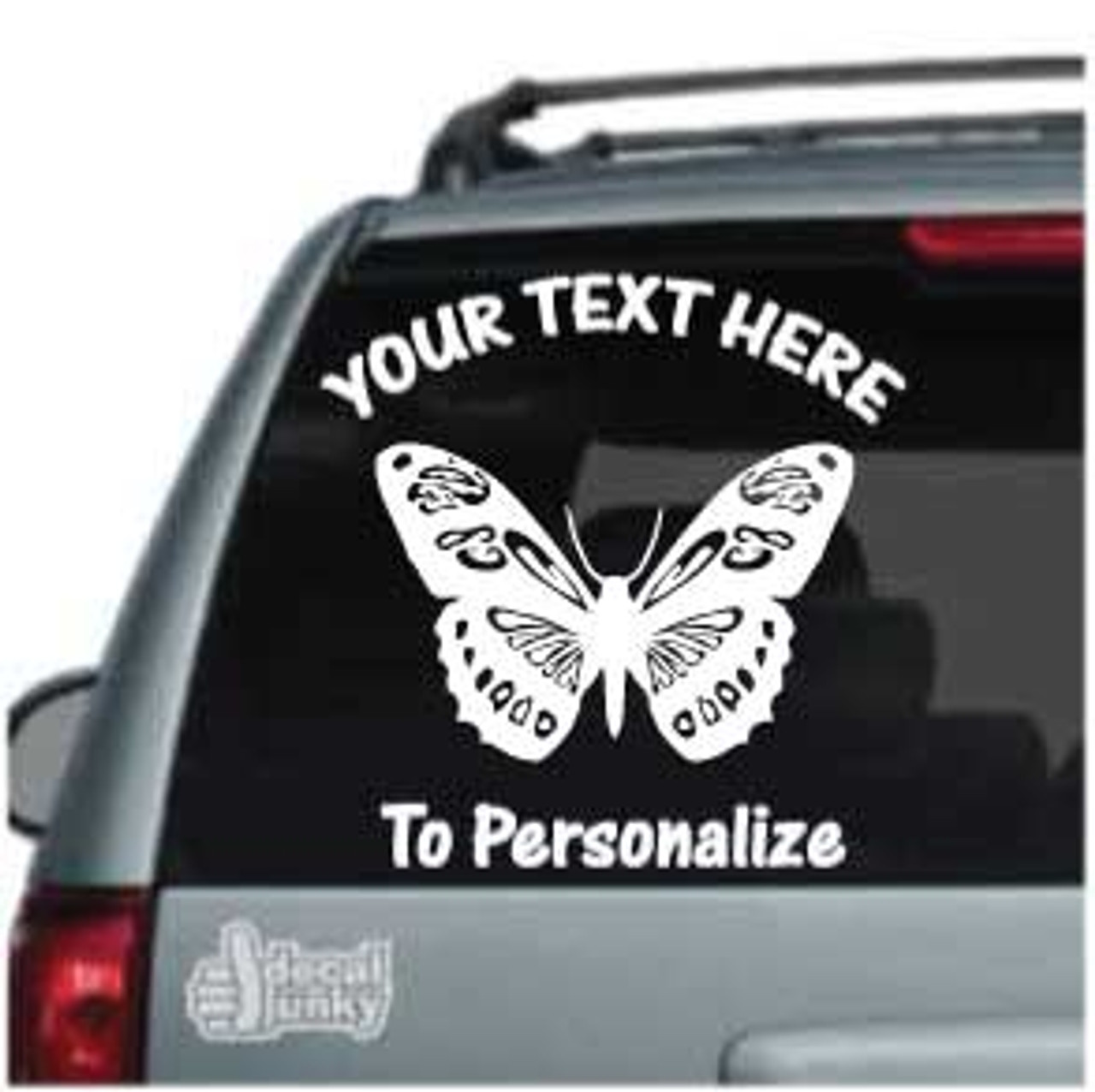 Fancy Butterfly Car Decals And Window Stickers Decal Junky 