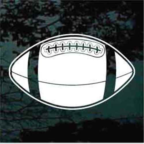 Football With Stitching Car Decals & Window Stickers Decal Junky
