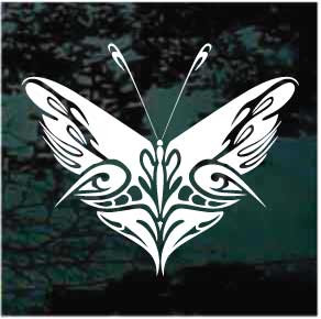 Excellent Tribal Butterfly Decal For Car Windows Decal Junky