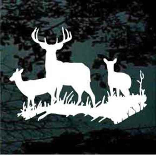 Deer Family Of Three Decals Stickers for Cars Trucks Windows