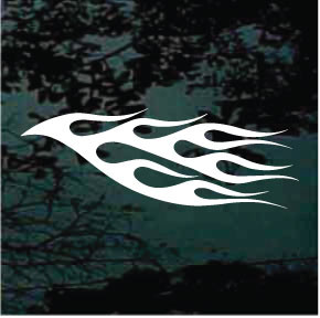 Waving Auto Graphic Flame Decals & Car Stickers Decal Junky