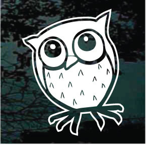 Charming Owl Car Decals & Window Stickers Decal Junky