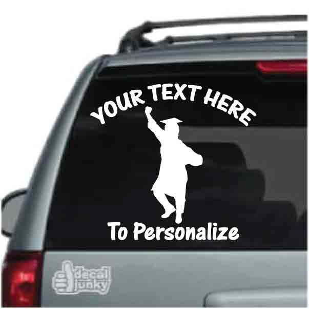 Graduate Silhouette Car Decals & Window Stickers | Decal Junky