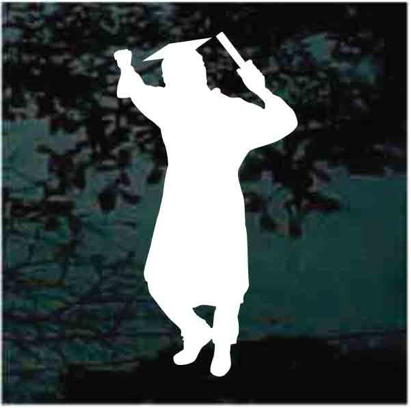 Happy Graduate Decals & Car Window Stickers | Decal Junky