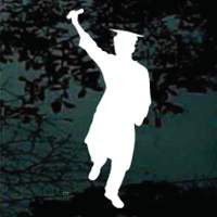 Graduation Silhouette Car Window Decal & Stickers | Decal Junky