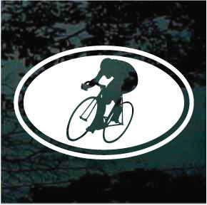 Oval Rocker Decals Oval Cycling Car Decals & Window Stickers | Decal Junky