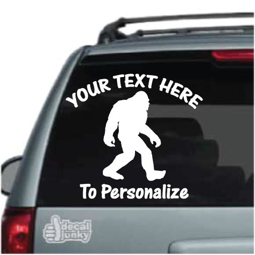 Bigfoot Sasquatch Decals & Stickers Decal Junky
