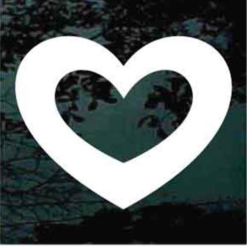 Neat Heart Decal & Window Sticker Decal Junky