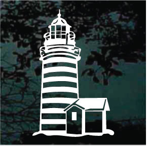 Lighthouse Window Decal and Car Sticker Design 04