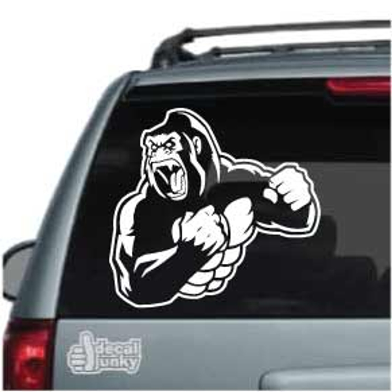 angry gorilla decal