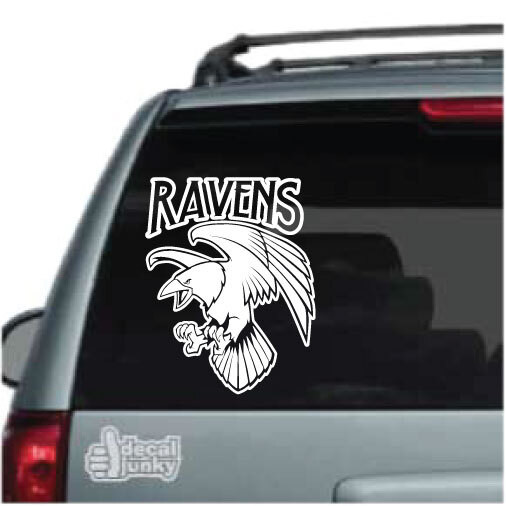 Raven Mascot Decals