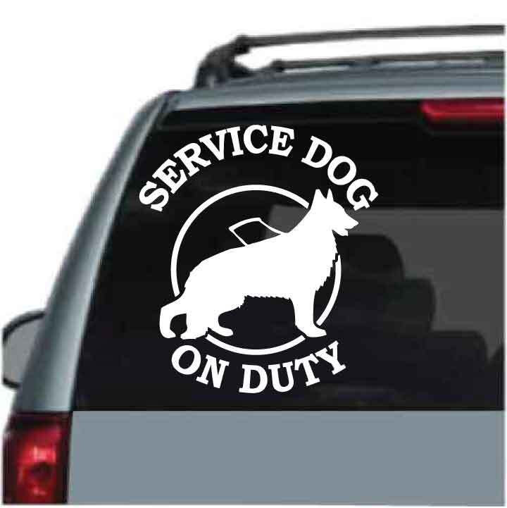 Service Dog Decals