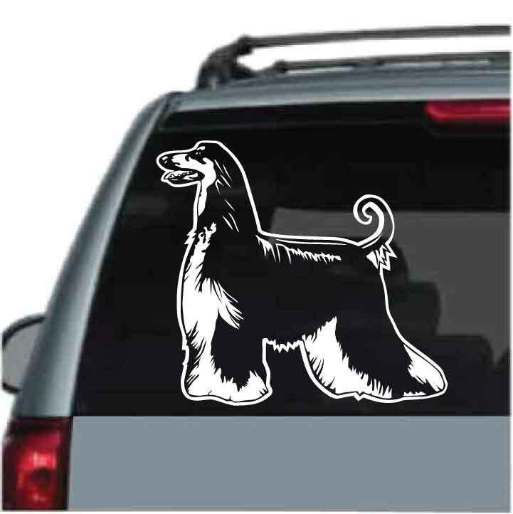 Afghan Hound Decals