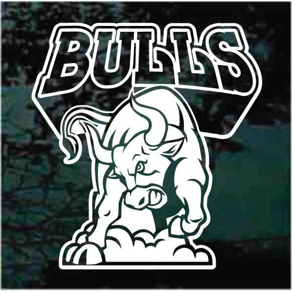 Bulls Mascot Decals