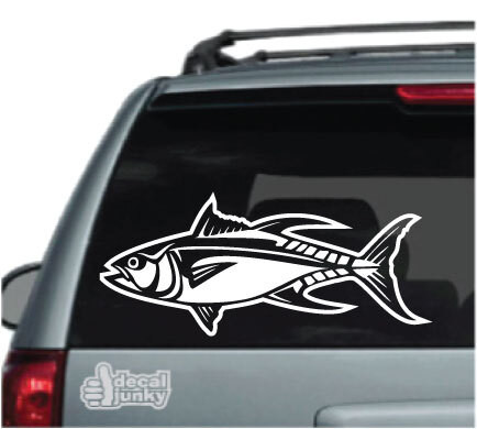 Yellowfin Tuna Decals – Fish Stickers For Tackle Box, RV, Truck, Trailer – AFP-0115 – Made In USA