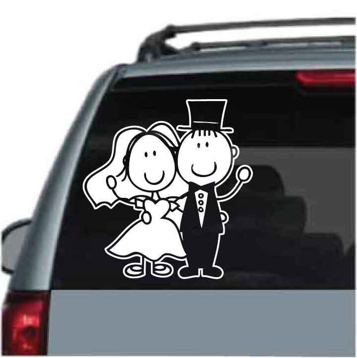 Bride & Groom Decals