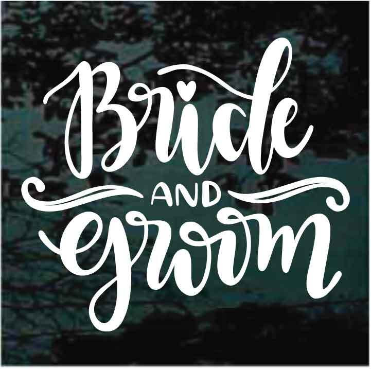 Wedding Signs Decals