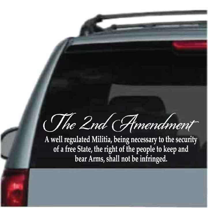 2nd Amendment Decals