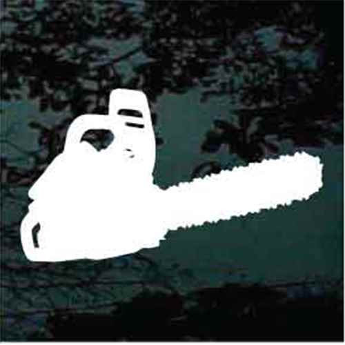 Solid Chainsaw Decals Stickers Decal Junky