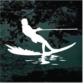 Water Skiing 08 Decals & Car Window Stickers Decal Junky
