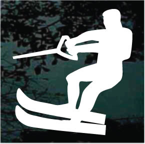 Water Skiing 07 Decals & Car Window Stickers Decal Junky