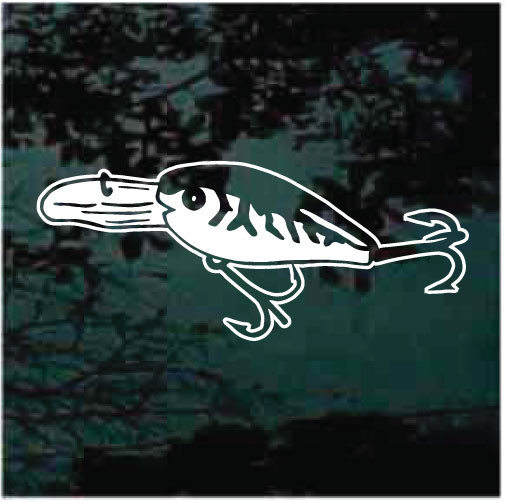 Freshwater Fishing Lure Car Decals & Window Stickers Decal Junky