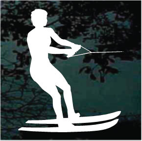 Water Skiing Silhouette 05 Decals & Window Stickers Decal Junky