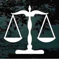 Simple Justice Scales Window Decals Decal Junky