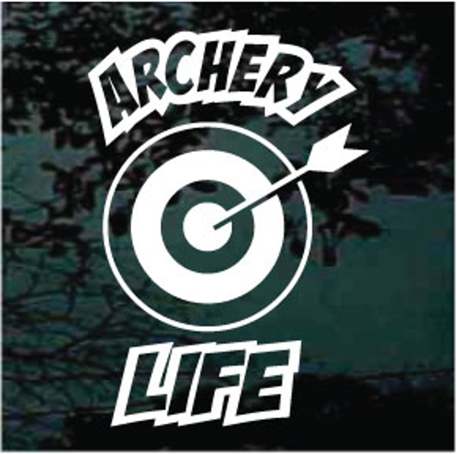 Archery Life Car Decals & Window Stickers Decal Junky