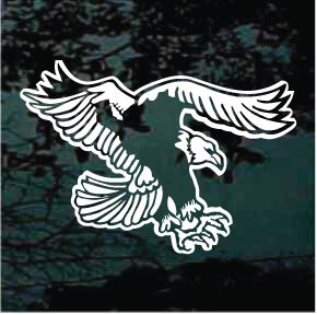 Landing Eagle Decals & Car Window Stickers Decal Junky