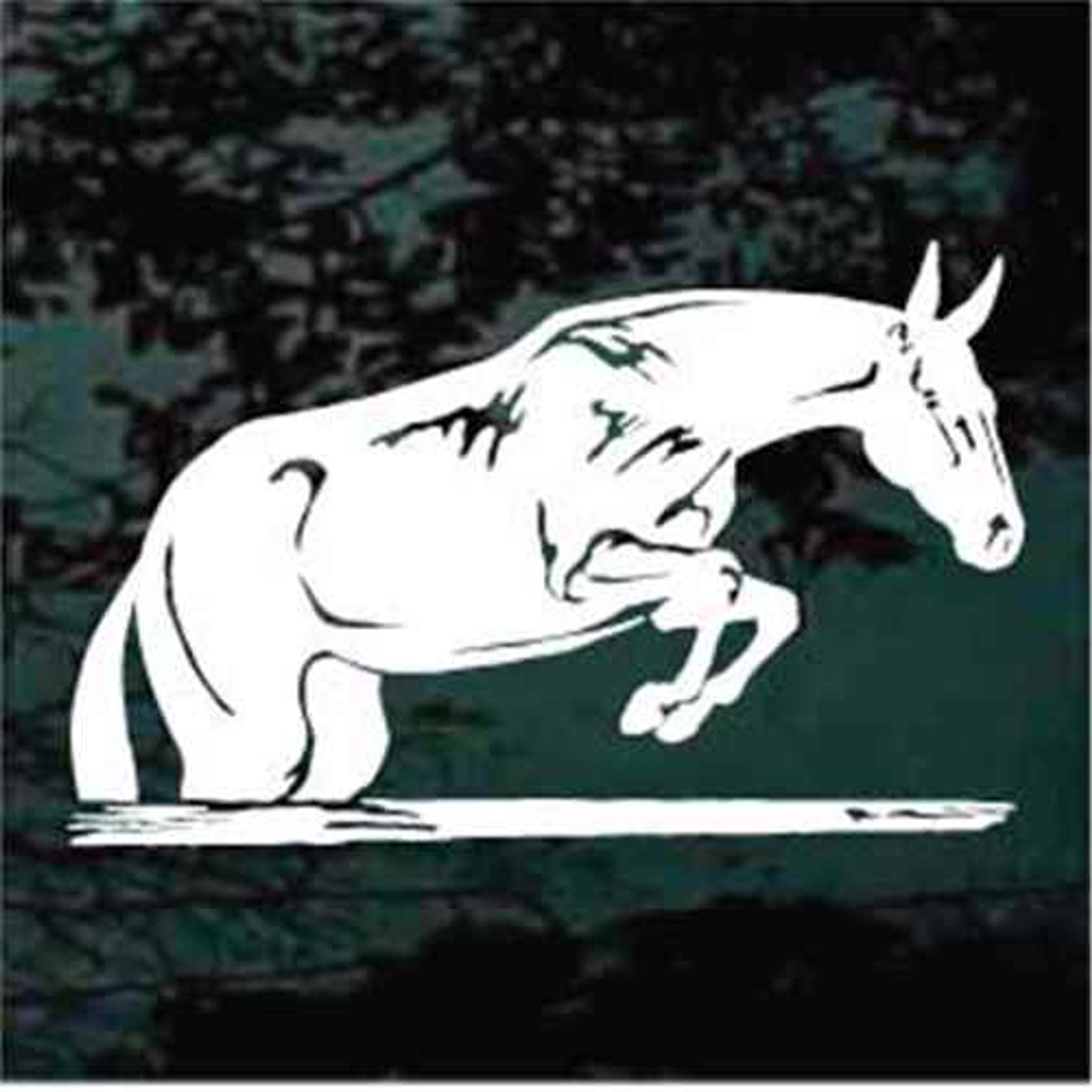 Mule Jumping Decals & Car Window Stickers Decal Junky