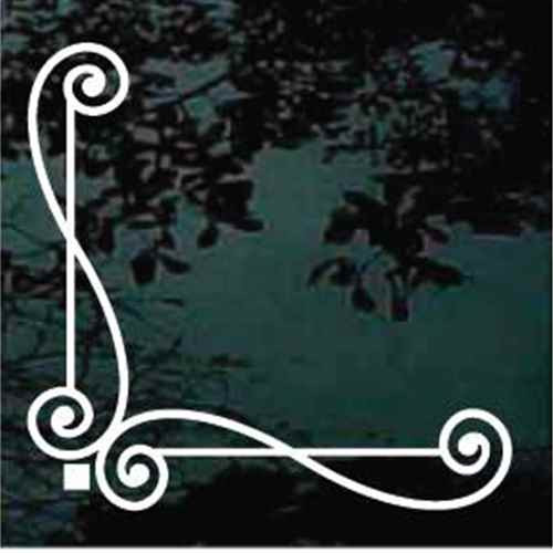 Corner Decals & Window Stickers Corner Decal Design 27