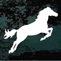 Nice Horse Jumping Decals & Car Window Stickers Decal Junky