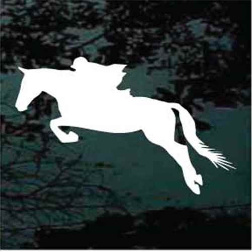 Horse High Jump With Rider Decals & Window Stickers Decal Junky