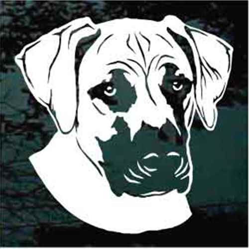 Black Mouth Cur car window decals stickers Black Mouth Cur car window decals stickers