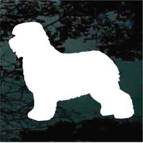 Old English Sheepdog Silhouette car window decals stickers